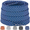 9mm Flat Reflective Shoe Laces for Hiking Running Sneakers - color: Blue, size: 63in/160cm