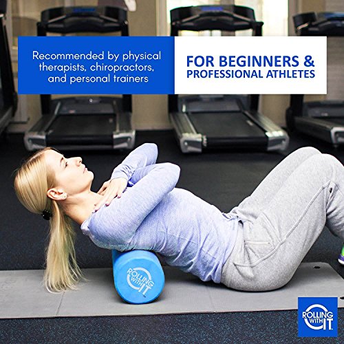 Rolling With It High Density Foam Roller for Physical Therapy - size: 36 x 6 Inch