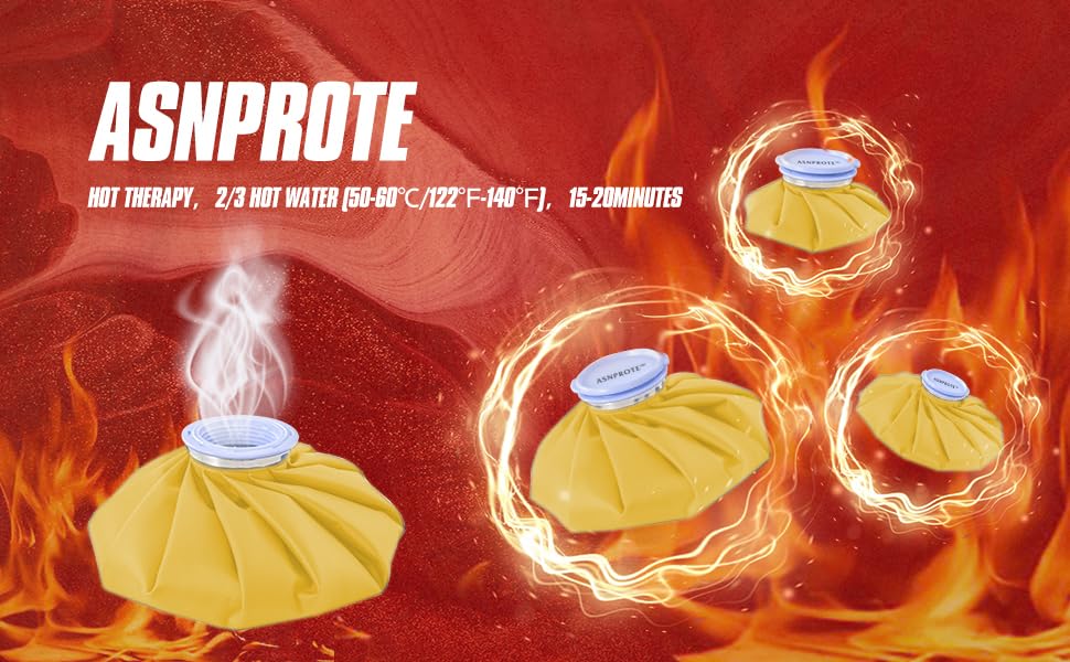 Ice Bags Ice Packs for Injuries,Reusable Ice Bags refillable Ice Pack Hot Water Bottle Hot Water Bag for Knee Head Hand Face Pain Relief,Hot Cold Compress,2Packs(9”&11”) Yellow - size: 9" & 11", style: Yellow