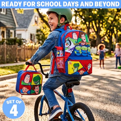 Get Trend Disney Toy Story Boys Backpack, 4 Piece Set - color: Multi Toy Story