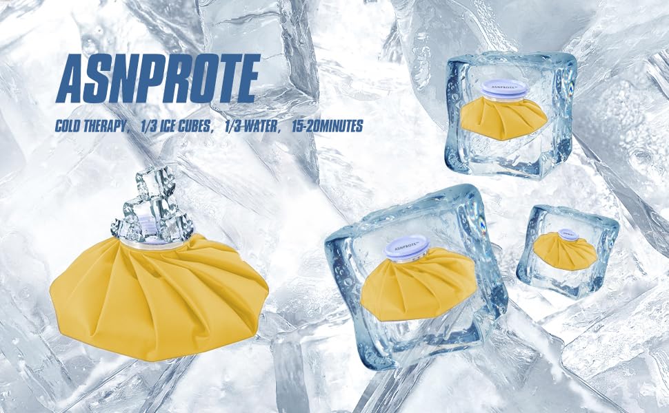 Ice Bags Ice Packs for Injuries,Reusable Ice Bags refillable Ice Pack Hot Water Bottle Hot Water Bag for Knee Head Hand Face Pain Relief,Hot Cold Compress,2Packs(9”&11”) Yellow - size: 9" & 11", style: Yellow