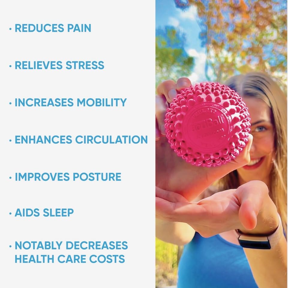 Dr Cohens Acuball Heatable Massage Ball, Large Pink, Trigger Point Therapy - color: Acuball Large - Pink