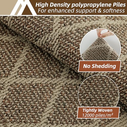 COSY HOMEER Kitchen Rugs, 2 PCS Kitchen Mats Non Slip Washable,Beige - color: Beige, size: 20"x32" + 20"x48"