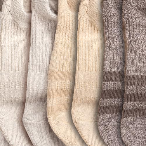 adidas Women's Superlite Super No Show Socks 6 Pairs - color: Wonder Beige/Magic Beige/Trace Brown/3