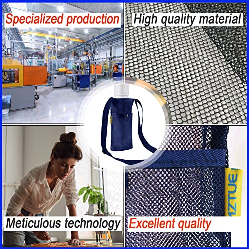 Water Bottle Holder with Strap for Walking, Hiking - color: blue & black