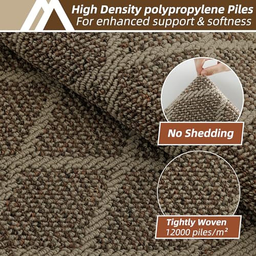 COSY HOMEER Kitchen Rugs, 2 PCS Kitchen Mats Non Slip Washable,Beige - color: Beige, size: 24"x36" + 24"x60"