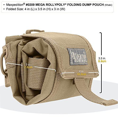 Maxpedition Mega Rollypoly Folding Dump Pouch - color: OD Green