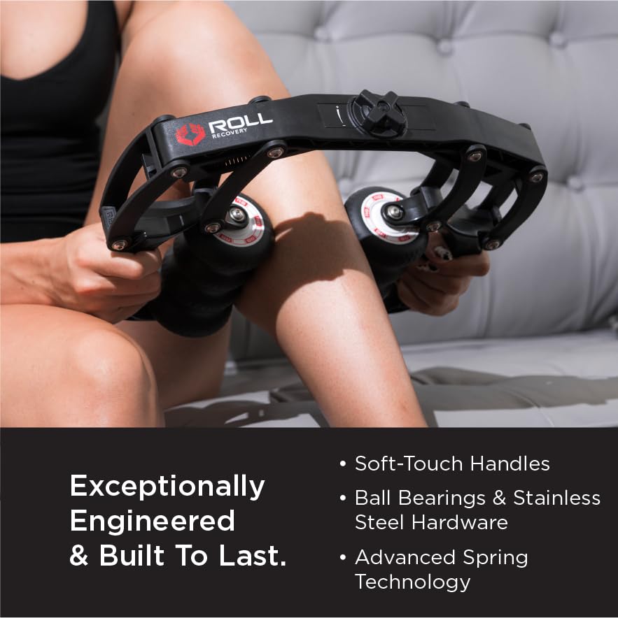 ROLL Recovery R8 Plus (Carbon Black) - Deep Tissue Massage Roller - color: Carbon Black