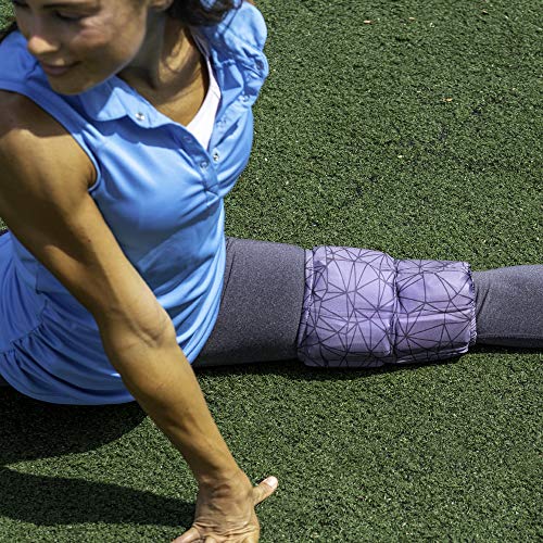 HurtSkurt® Premium Ice Therapy Sleeve – Blackout Medium – Stretch-Fit Wearable Cold Compression Wrap for Knee, Leg, Elbow & Ankle Recovery, Durable, Machine Washable, Stays Cold Longer - color: Blackout, size: Medium
