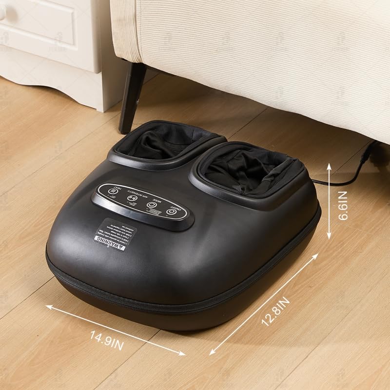 LINGTENG Foot Massager, Heated Foot Massager (Sapphire Blue) - color: Sapphire Blue