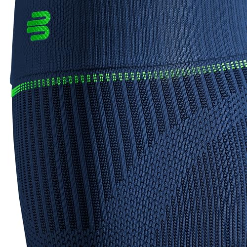 Bauerfeind Sports Compression Lower Leg Calf Sleeves (1 Pair) - Improved Circulation, Airknit Fabric Breathable, Washable - color: Navy, size: Medium/Long