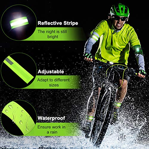 Sumind Reflective Running Gear Set for Woman Men Wrist Arm Ankle