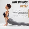 CKeep Kinesiology Tape, Original Cotton Elastic Precut Strips 4 Rolls,Beige - color: Beige, size: 4 Rolls