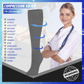 3 Pairs Compression Socks for Women & Men 15-20 mmHg, Knee High - color: 05 Black/Gray/White, size: Large-X-Large
